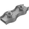 drahtseilklemme,m-drahtseildurchmesser:4_mm;material:aluminium|verzinkt